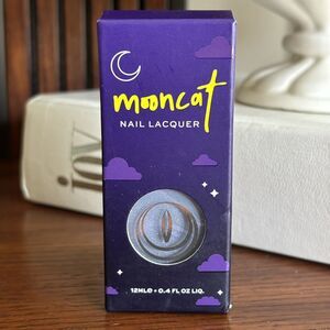 Mooncat Nail Polish Mercury In Retrograde Periwinkle Pink Shimmer Magnetic Silvr